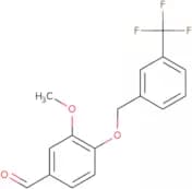 3-Methoxy-4-{[3-(trifluoromethyl)benzyl]oxy}benzaldehyde