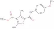Methyl 2-amino-5-{[(4-methoxyphenyl)amino]carbonyl}-4-methylthiophene-3-carboxylate