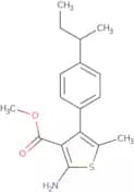 Methyl 2-amino-4-(4-sec-butylphenyl)-5-methylthiophene-3-carboxylate