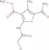 Methyl 5-(aminocarbonyl)-2-[(chloroacetyl)amino]-4-methylthiophene-3-carboxylate