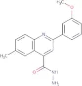 2-(3-Methoxyphenyl)-6-methylquinoline-4-carbohydrazide