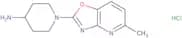 1-(5-Methyl[1,3]oxazolo[4,5-b]pyridin-2-yl)piperidin-4-amine hydrochloride