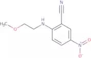 2-[(2-Methoxyethyl)amino]-5-nitrobenzonitrile