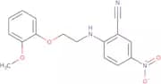 2-{[2-(2-Methoxyphenoxy)ethyl]amino}-5-nitrobenzonitrile