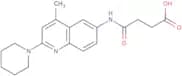4-[(4-Methyl-2-piperidin-1-ylquinolin-6-yl)amino]-4-oxobutanoic acid