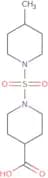 1-[(4-Methylpiperidin-1-yl)sulfonyl]piperidine-4-carboxylic acid