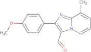 2-(4-Methoxyphenyl)-8-methylimidazo[1,2-a]pyridine-3-carbaldehyde