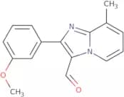 2-(3-Methoxyphenyl)-8-methylimidazo[1,2-a]pyridine-3-carbaldehyde
