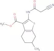Methyl 2-[(cyanoacetyl)amino]-6-methyl-4,5,6,7-tetrahydro-1-benzothiophene-3-carboxylate