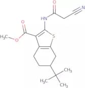 Methyl 6-tert-butyl-2-[(cyanoacetyl)amino]-4,5,6,7-tetrahydro-1-benzothiophene-3-carboxylate