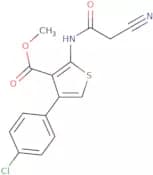 Methyl 4-(4-chlorophenyl)-2-[(cyanoacetyl)amino]thiophene-3-carboxylate