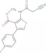 Methyl 2-[(cyanoacetyl)amino]-4-(4-fluorophenyl)thiophene-3-carboxylate