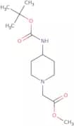 Methyl {4-[(tert-butoxycarbonyl)amino]piperidin-1-yl}acetate