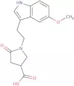 1-[2-(5-Methoxy-1H-indol-3-yl)ethyl]-5-oxopyrrolidine-3-carboxylic acid