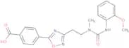 4-(3-{2-[{[(2-Methoxyphenyl)amino]carbonyl}(methyl)amino]ethyl}-1,2,4-oxadiazol-5-yl)benzoic acid