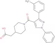 (1-{[3-(3-Methylphenyl)-1-phenyl-1H-pyrazol-4-yl]carbonyl}piperidin-4-yl)acetic acid