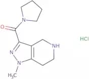 1-Methyl-3-(pyrrolidin-1-ylcarbonyl)-4,5,6,7-tetrahydro-1H-pyrazolo[4,3-c]pyridine hydrochloride