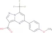 5-(4-Methoxyphenyl)-7-(trifluoromethyl)pyrazolo[1,5-a]pyrimidine-3-carboxylic acid