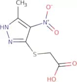 [(3-Methyl-4-nitro-1H-pyrazol-5-yl)thio]acetic acid