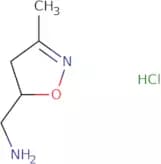 [(3-Methyl-4,5-dihydroisoxazol-5-yl)methyl]amine hydrochloride