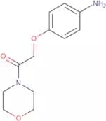 [4-(2-Morpholin-4-yl-2-oxoethoxy)phenyl]amine