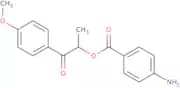 2-(4-Methoxyphenyl)-1-methyl-2-oxoethyl 4-aminobenzoate