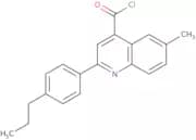 6-Methyl-2-(4-propylphenyl)quinoline-4-carbonyl chloride