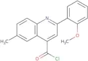 2-(2-Methoxyphenyl)-6-methylquinoline-4-carbonyl chloride