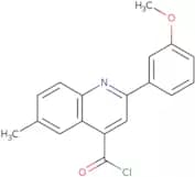2-(3-Methoxyphenyl)-6-methylquinoline-4-carbonyl chloride