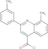 8-Methyl-2-(3-methylphenyl)quinoline-4-carbonyl chloride