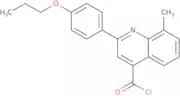 8-Methyl-2-(4-propoxyphenyl)quinoline-4-carbonyl chloride