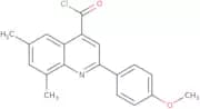 2-(4-Methoxyphenyl)-6,8-dimethylquinoline-4-carbonyl chloride