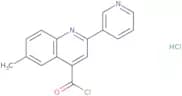 6-Methyl-2-pyridin-3-ylquinoline-4-carbonyl chloride hydrochloride