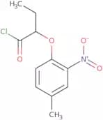 2-(4-Methyl-2-nitrophenoxy)butanoyl chloride