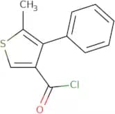 5-Methyl-4-phenylthiophene-3-carbonyl chloride