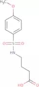 4-{[(4-Methoxyphenyl)sulfonyl]amino}butanoic acid