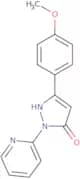 3-(4-Methoxyphenyl)-1-pyridin-2-yl-1H-pyrazol-5-ol