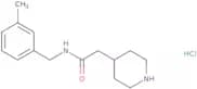N-(3-Methylbenzyl)-2-piperidin-4-ylacetamide hydrochloride
