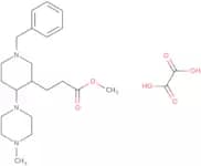 Methyl 3-[1-benzyl-4-(4-methylpiperazin-1-yl)piperidin-3-yl]propanoate oxalate
