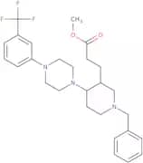 Methyl 3-(1-benzyl-4-{4-[3-(trifluoromethyl)phenyl]piperazin-1-yl}piperidin-3-yl)propanoate