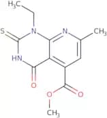 Methyl 1-ethyl-2-mercapto-7-methyl-4-oxo-1,4-dihydropyrido[2,3-d]pyrimidine-5-carboxylate