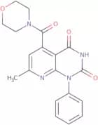 7-Methyl-5-(morpholin-4-ylcarbonyl)-1-phenylpyrido[2,3-d]pyrimidine-2,4(1H,3H)-dione