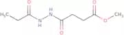 Methyl 4-oxo-4-(2-propionylhydrazino)butanoate