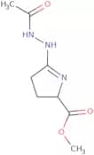 Methyl 5-(2-acetylhydrazino)-3,4-dihydro-2H-pyrrole-2-carboxylate
