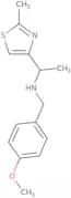 N-(4-Methoxybenzyl)-1-(2-methyl-1,3-thiazol-4-yl)ethanamine