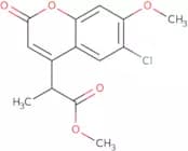 Methyl 2-(6-chloro-7-methoxy-2-oxo-2H-chromen-4-yl)propanoate