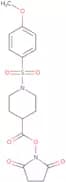 1-[({1-[(4-Methoxyphenyl)sulfonyl]piperidin-4-yl}carbonyl)oxy]pyrrolidine-2,5-dione