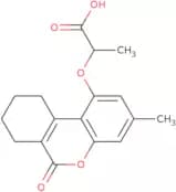 2-[(3-Methyl-6-oxo-7,8,9,10-tetrahydro-6H-benzo[c]chromen-1-yl)oxy]propanoic acid