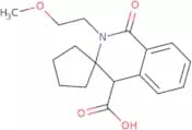 2'-(2-Methoxyethyl)-1'-oxo-1',4'-dihydro-2'H-spiro[cyclopentane-1,3'-isoquinoline]-4'-carboxylic a…