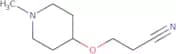 3-[(1-Methylpiperidin-4-yl)oxy]propanenitrile